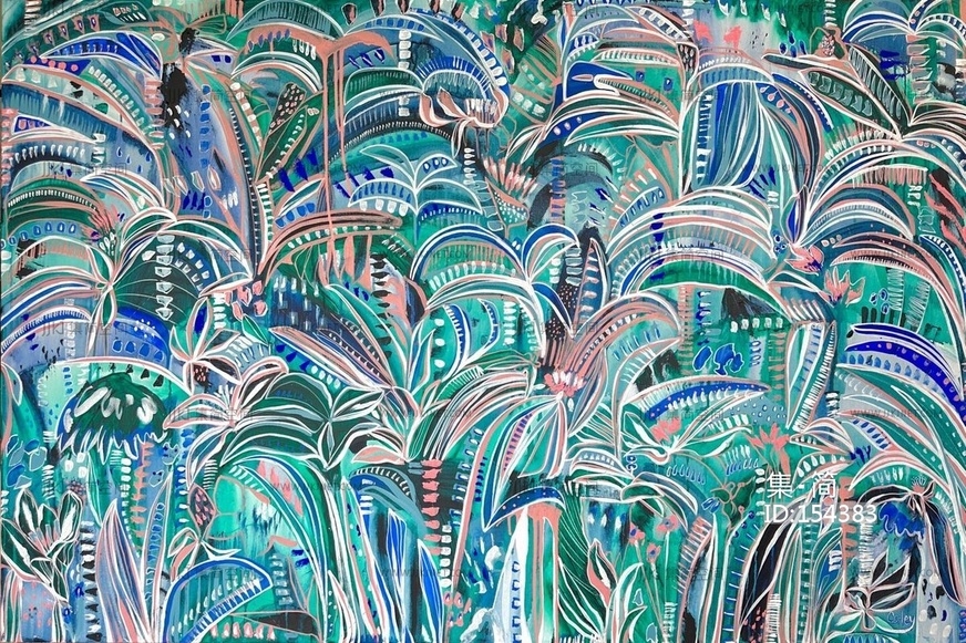 现代抽象画装饰画艺术画油画 (6)