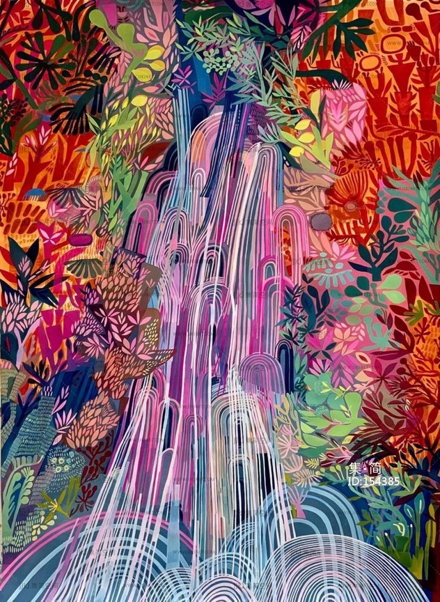 现代抽象画装饰画艺术画油画 (8)
