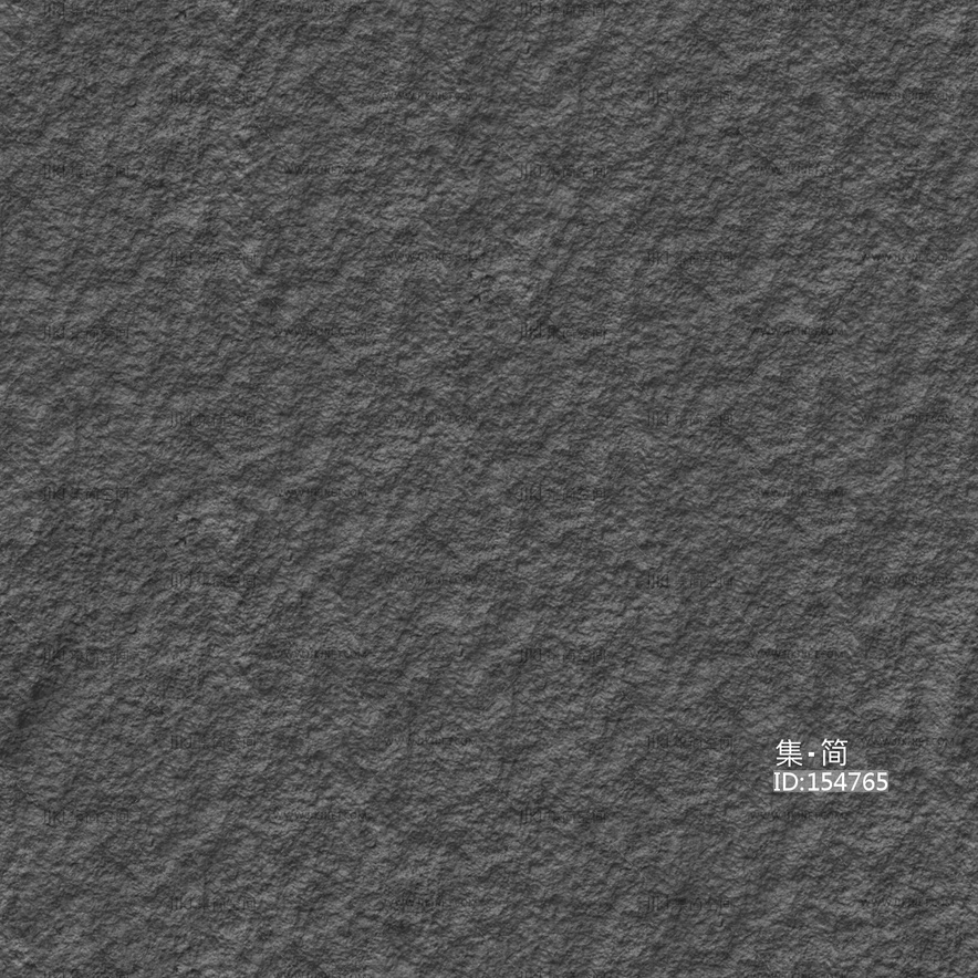 现代中古文化石_无缝深灰色星月石_文化石铺装_毛石贴图