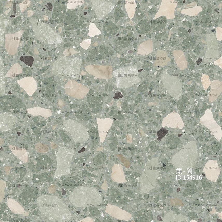 现代中古其它地面_水磨石贴图