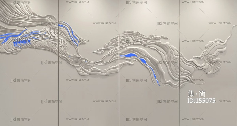床头抽象山脉皮革凹凸背景浮雕硬包背_浮雕硬包_水化纹硬包_皮革硬包_硬包背景墙贴图 (12)