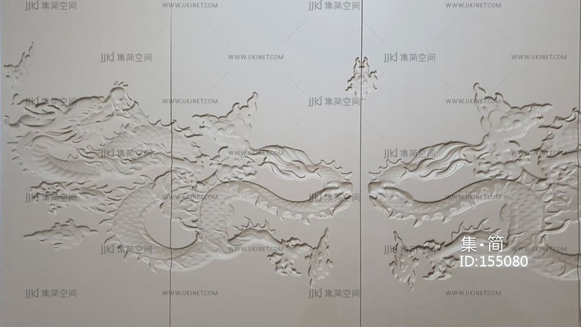 床头龙纹皮革凹凸背景 (10)