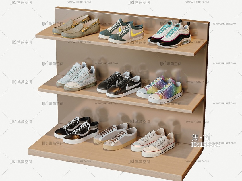 鞋子_鞋子_运动鞋板鞋3D模型 