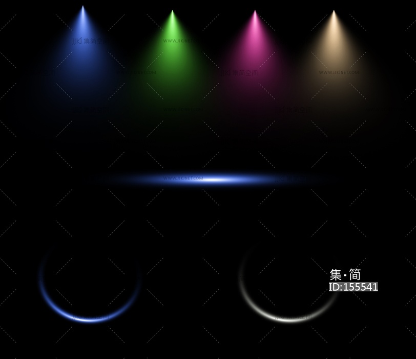 射灯-高光环形光效