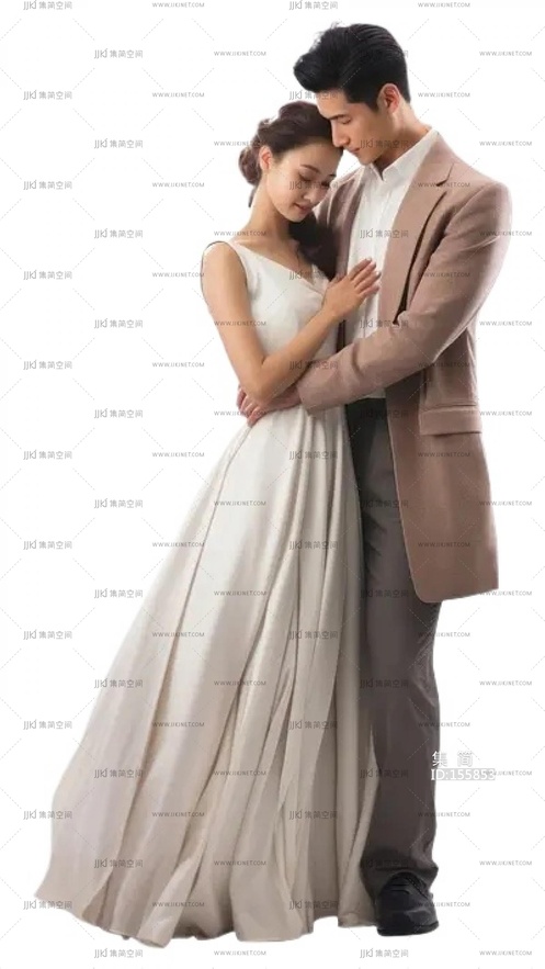 png免扣人物婚礼礼服新娘新郎 (3)