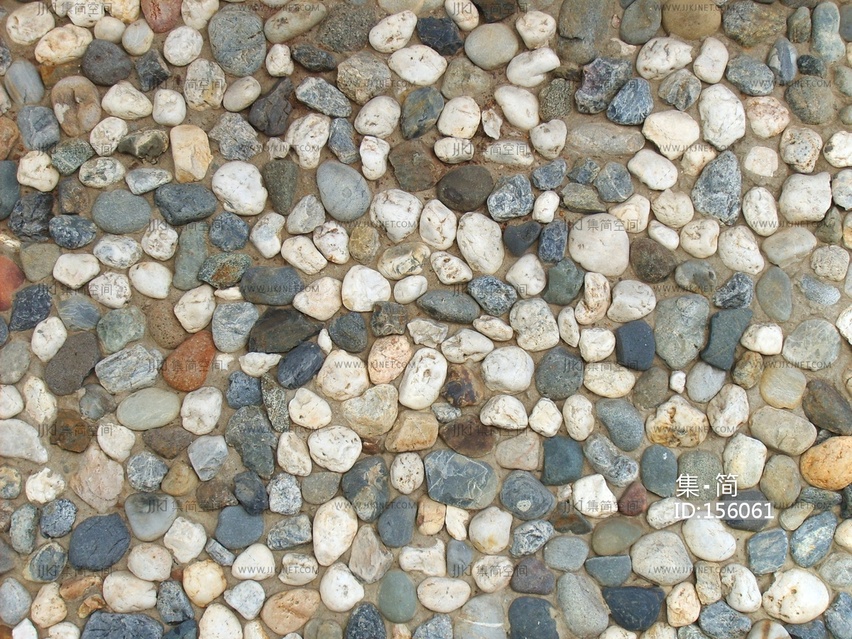 雨花石铺装材质贴图