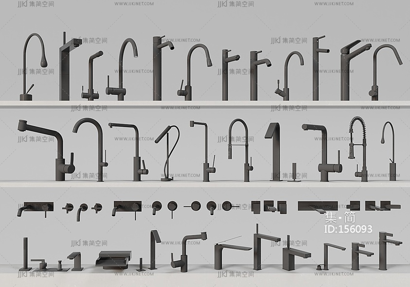 水龙头_台盆龙头_水槽龙头3D模型