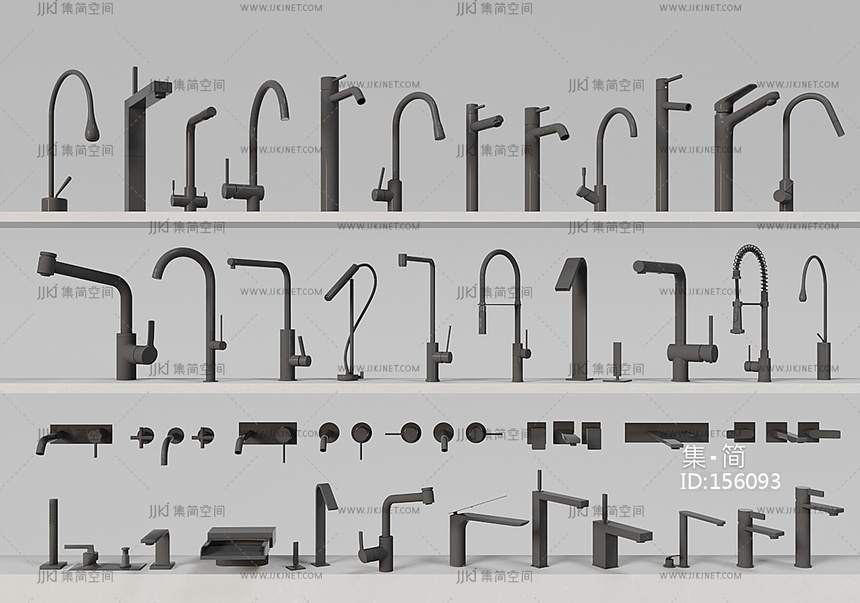 水龙头_台盆龙头_水槽龙头3D模型