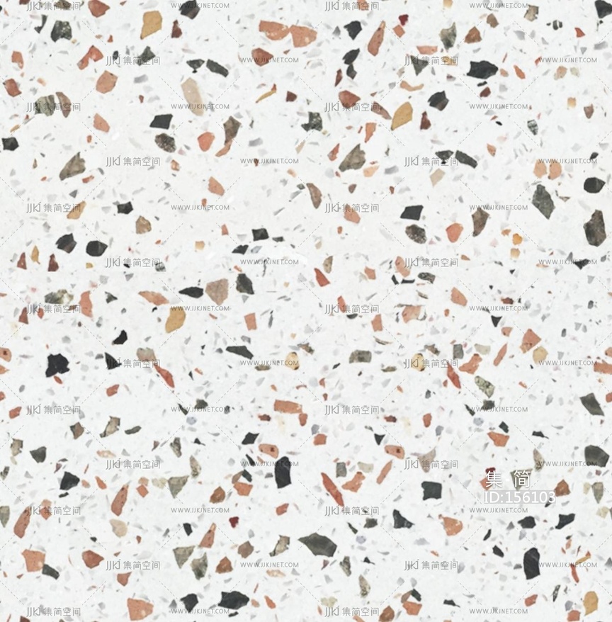 无缝现代浅色水磨石贴图 (2)