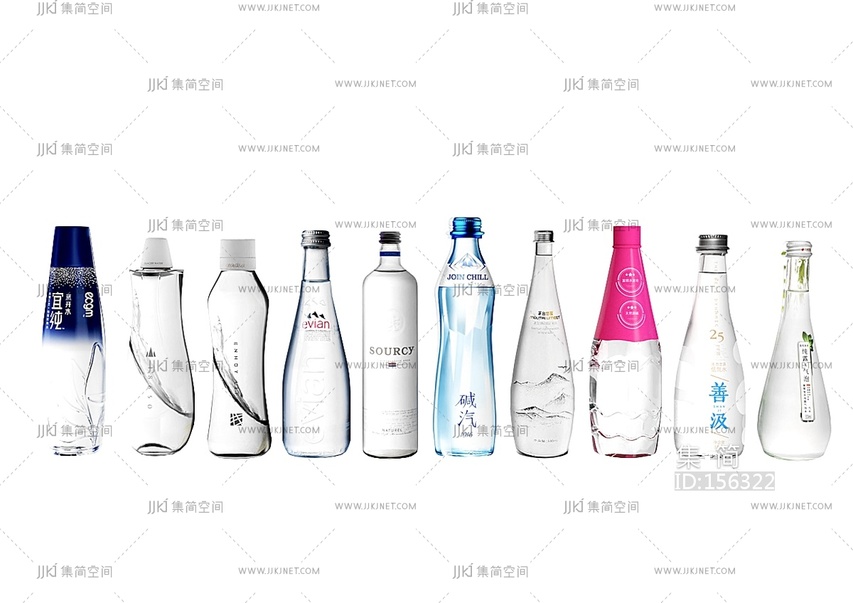 酒水食物_矿泉水3D模型