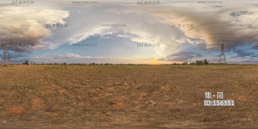 09-bambanani_sunset黄昏多云天空hdr贴图_16k