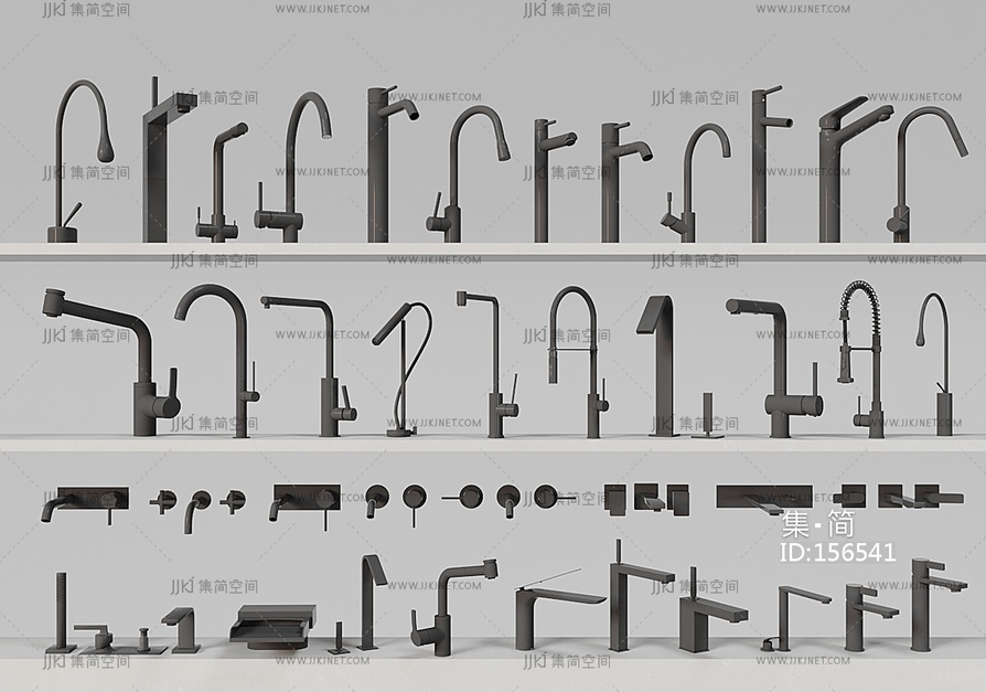 水龙头_台盆龙头_水槽龙头SU模型