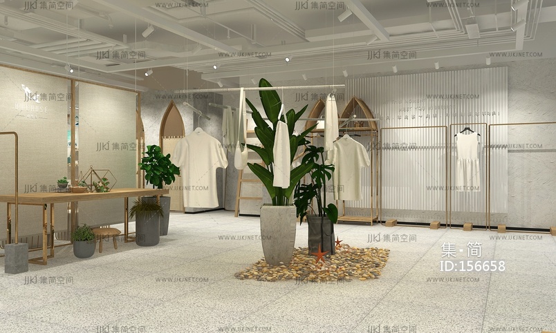 服装店设计师品牌店3d模型