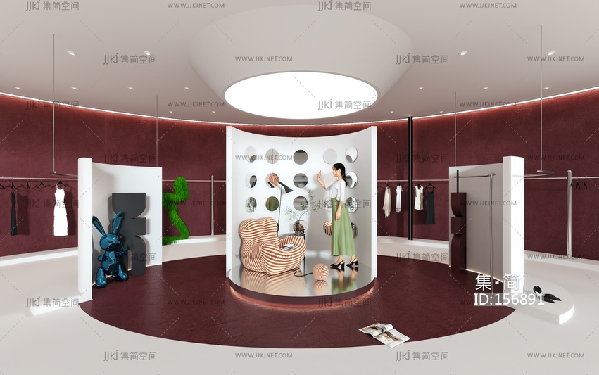 服装店 3d模型