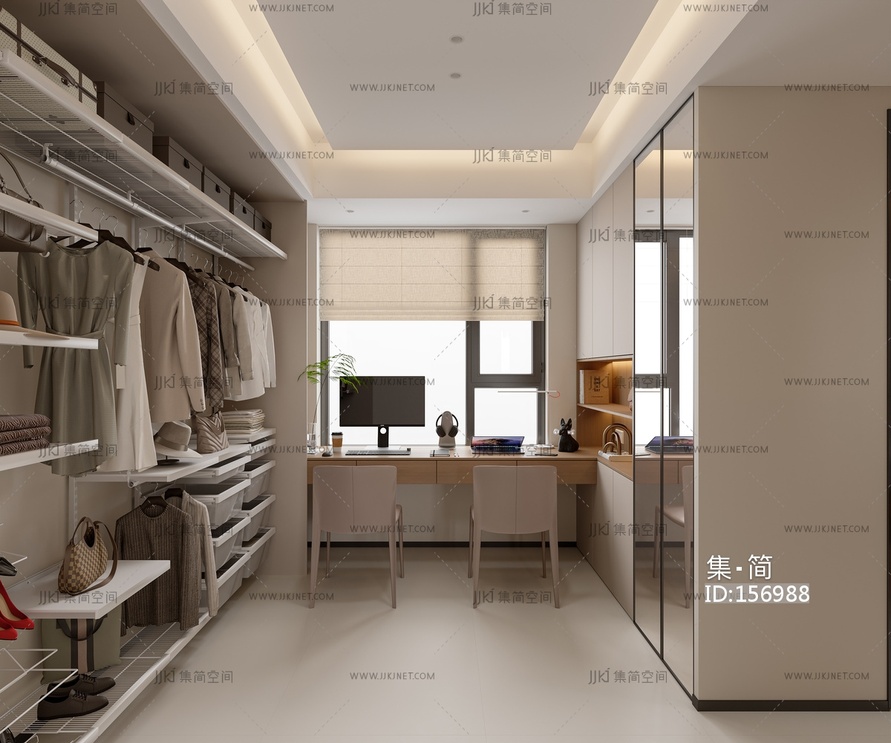 04-现代衣帽间-