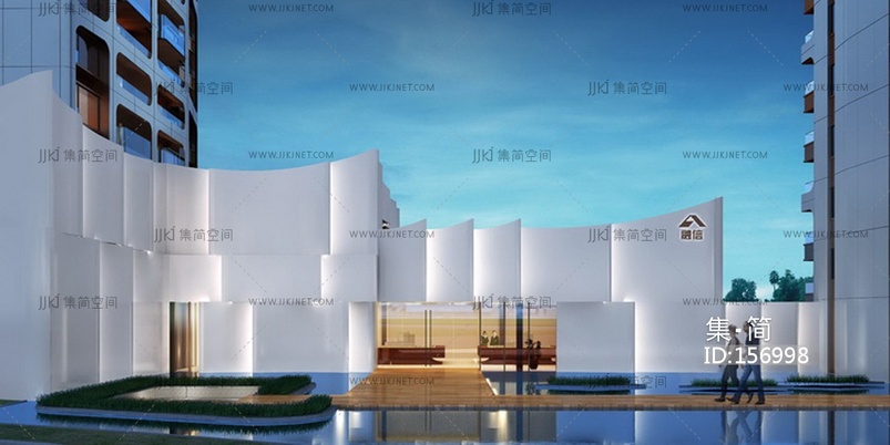 现代风格售楼处 高层住宅