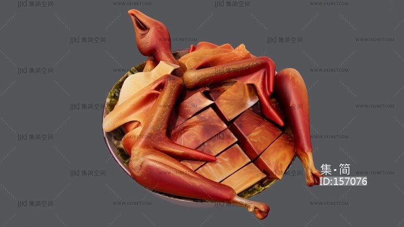 烤鸡拼盘