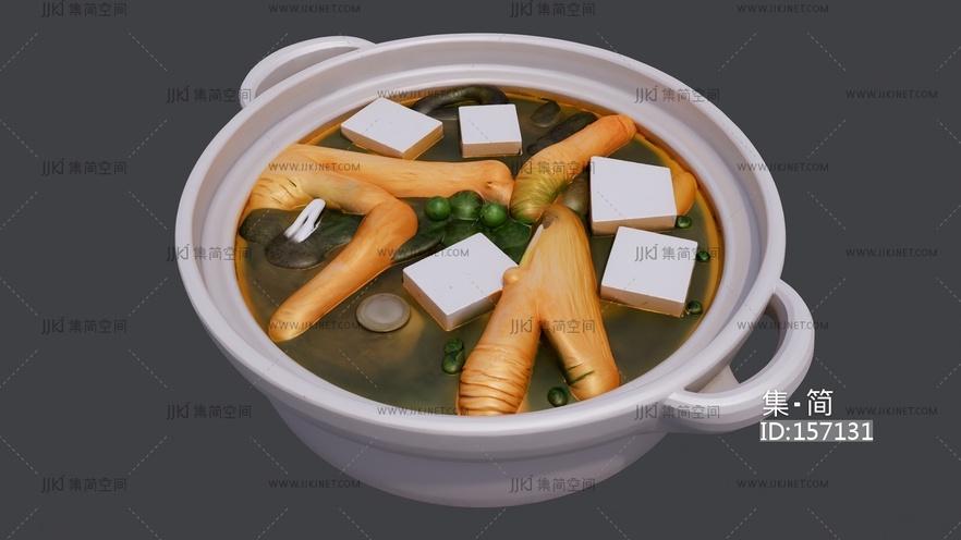 砂锅虾仁豆腐汤