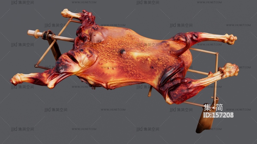 烤全羊 su草图模型