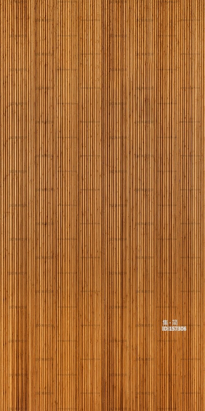 黄色竖纹木饰面贴图