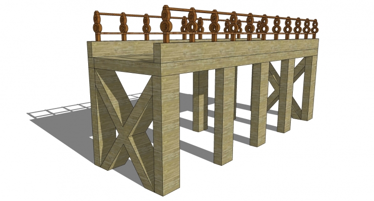 54中式木拱桥