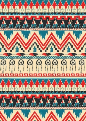 伊斯兰民族图案地毯布料花纹 (64)