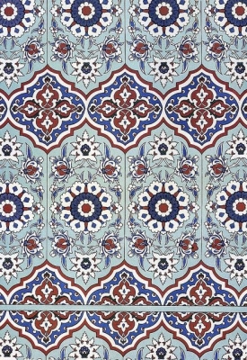 伊斯兰民族图案地毯布料花纹 (21)
