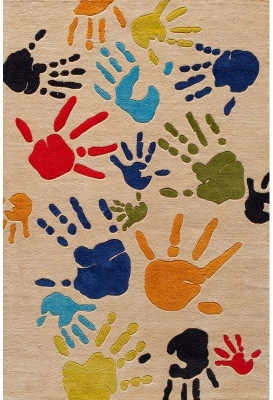 儿童房卡通图案地毯 (23)