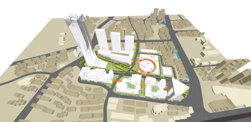 98城市商业综合体规划设计，商业街区，购物广场