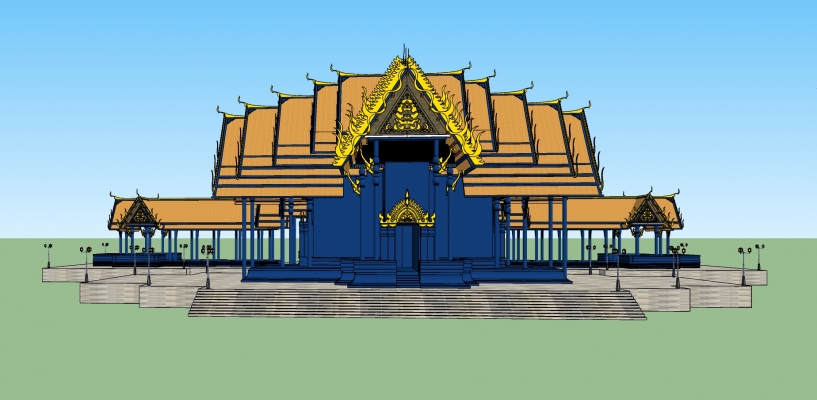 172 泰国寺庙 东南亚建筑风格寺庙 佛 东南亚旅游景点 泰国古建