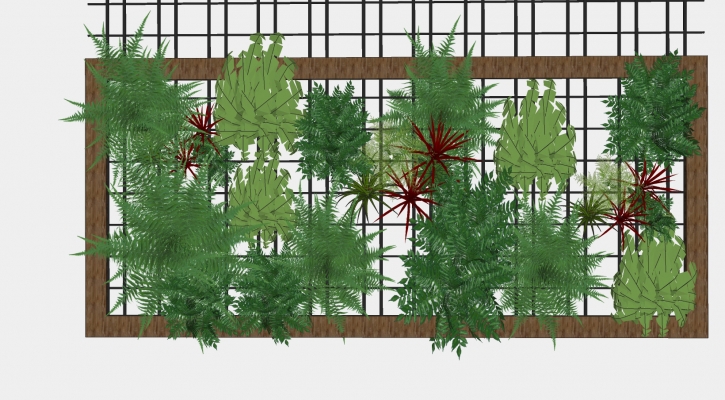  现代绿植 植物墙 装饰植物 