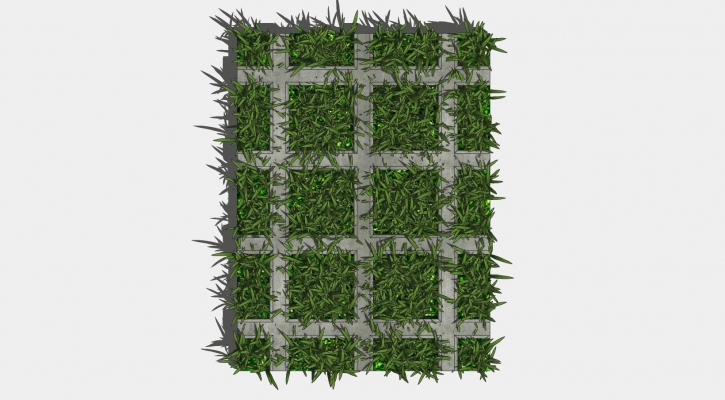  装饰植物 绿植墙 金属植物架子组合 