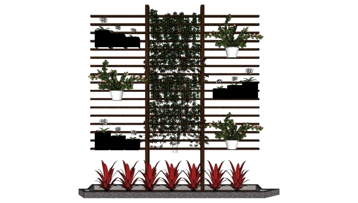  装饰植物 绿植墙，阳台植物