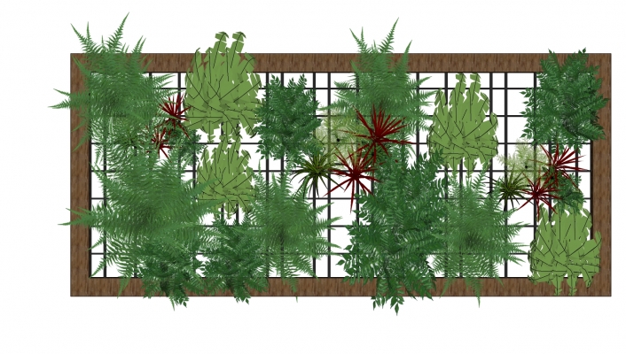  装饰植物 绿植墙  