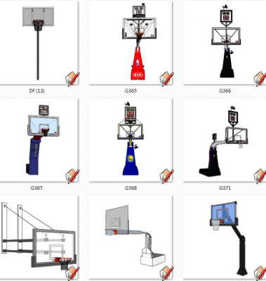  篮球框组合体育运动健身器材