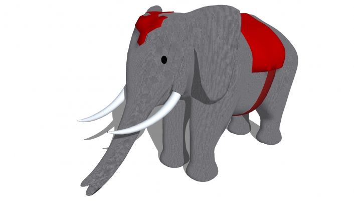  大象动物模型 