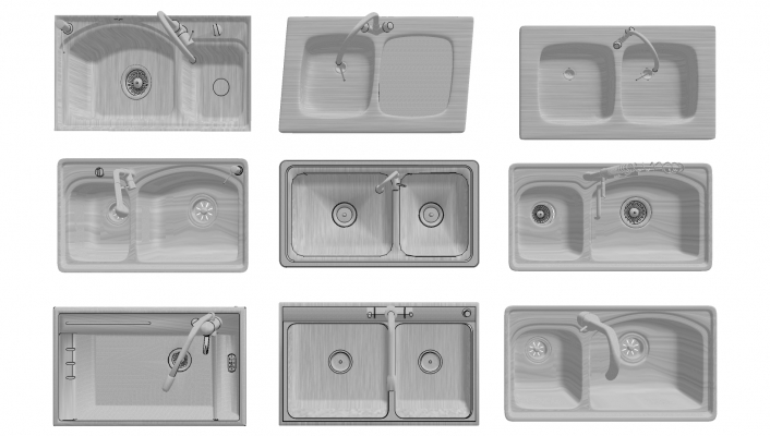  厨房用具用品 水槽  不锈钢水龙头 洗菜盆 水槽 水斗 不锈钢水槽 不锈钢水斗