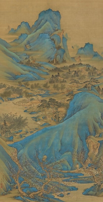 新中式古典装饰挂画山水画