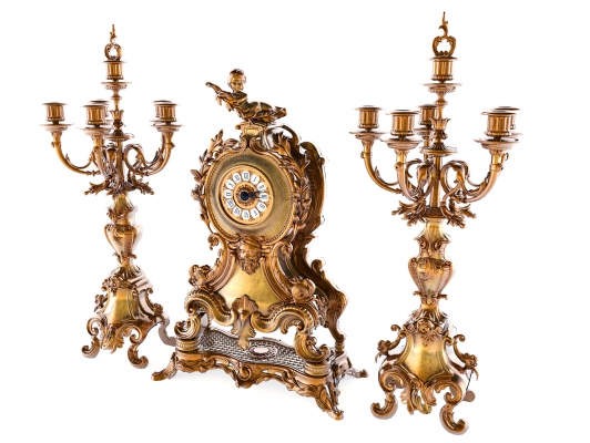 美式欧式法式古雕花金属典落地钟，钟摆，摆钟，台钟烛台 