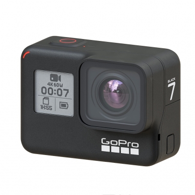 现代GoPro Hero 7 Black相机，专业相机