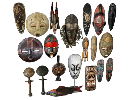Z09-0422中式中东，东南亚，民族摆件挂饰挂件面具
