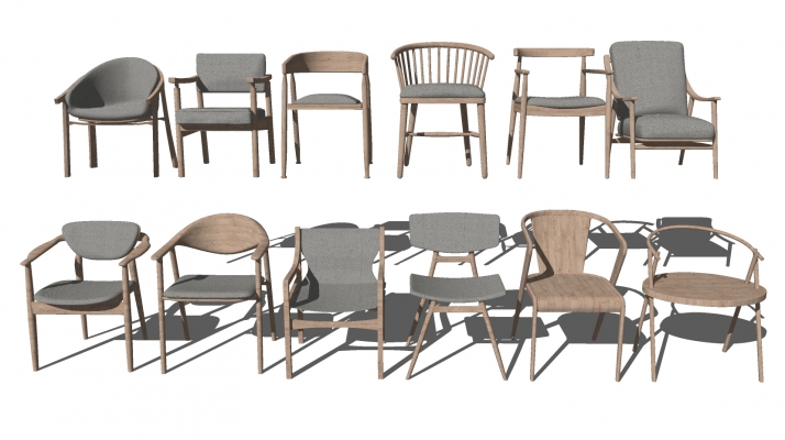  北欧实木椅子单椅，餐椅