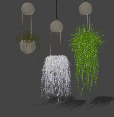  室内悬挂，吊装植物，吊篮吊灯-0