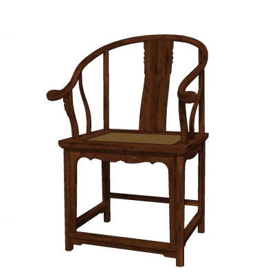 中式古典家具实木圈椅