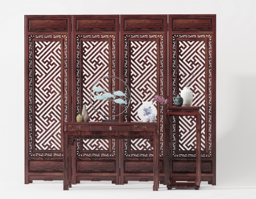 中式古典红木实木家具八仙桌