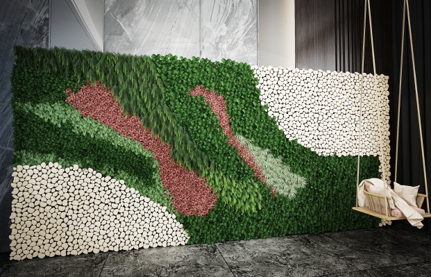 现代绿植植物墙