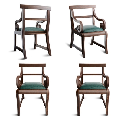 美式欧式餐椅，木椅椅子