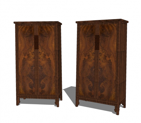 中式古典实木红木家具，装饰柜