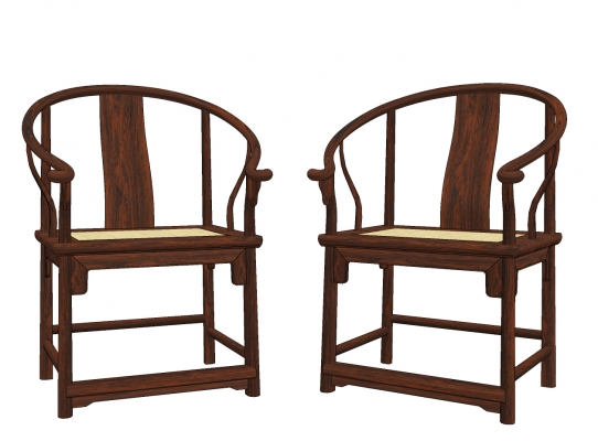 中式古典实木红木家具扶手椅