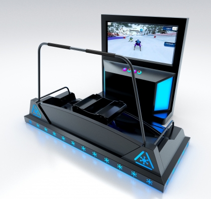 现代VR滑雪机，游乐城设备器材